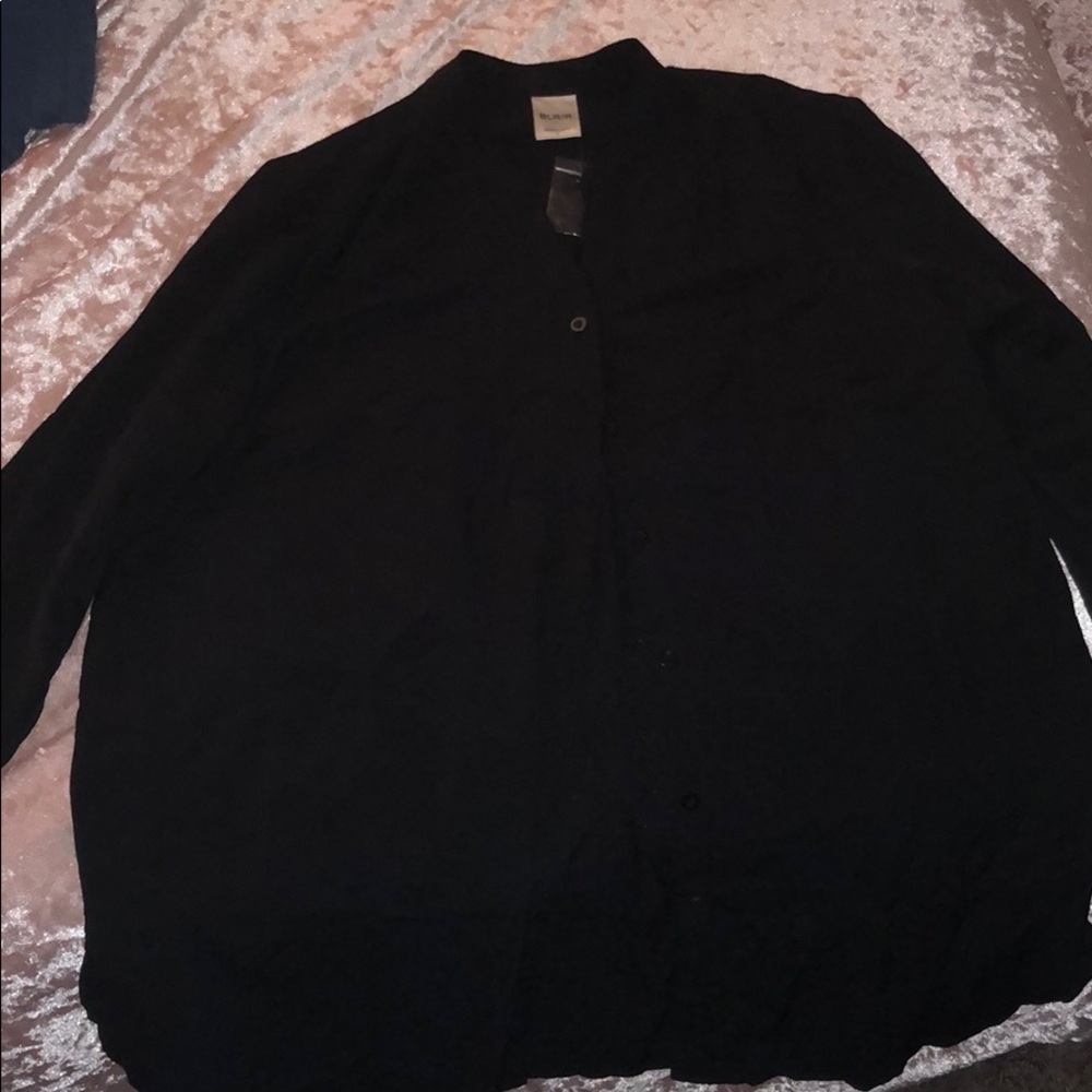 Black long sleeve blouse
